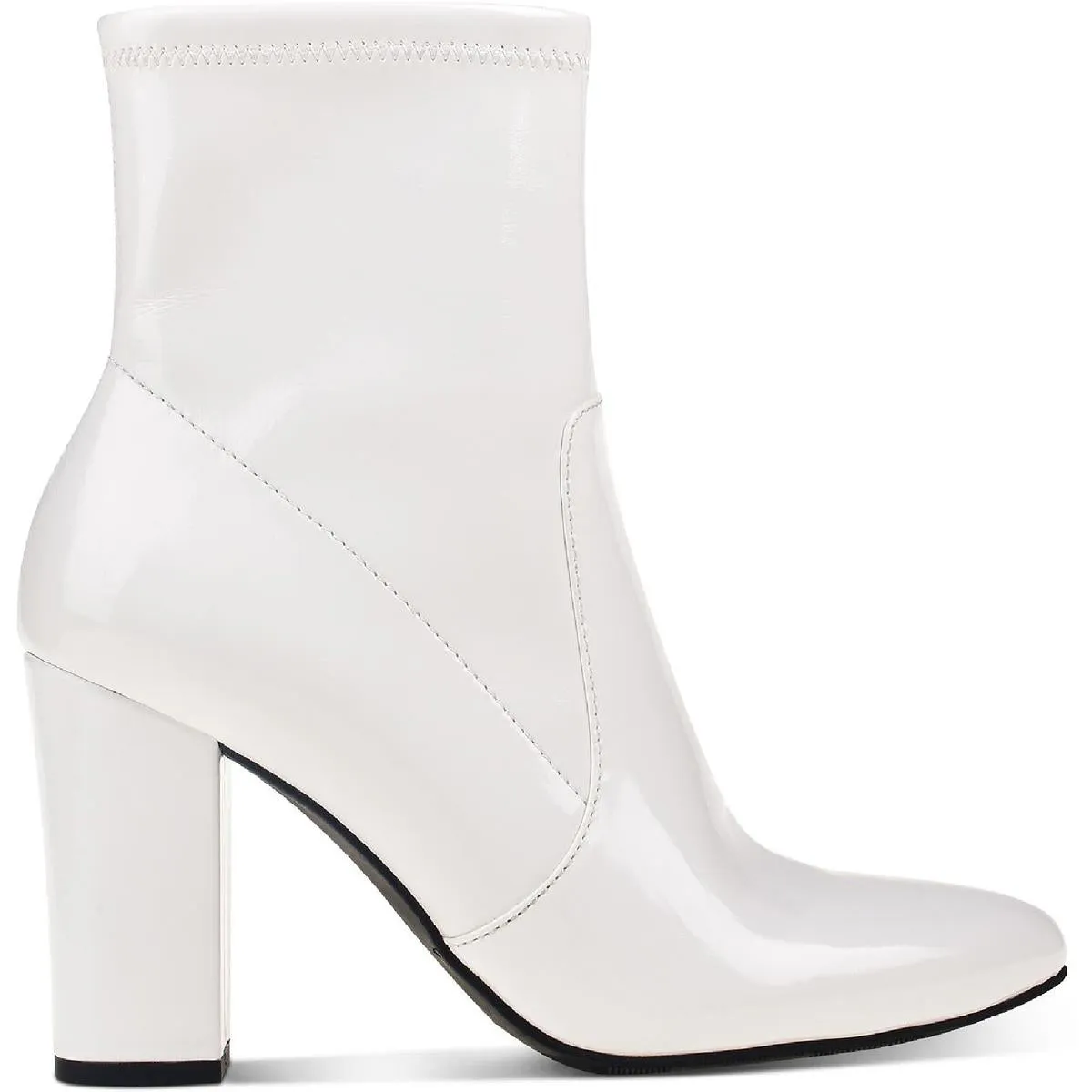 Reformation Becci Womens Patent Zipper Booties