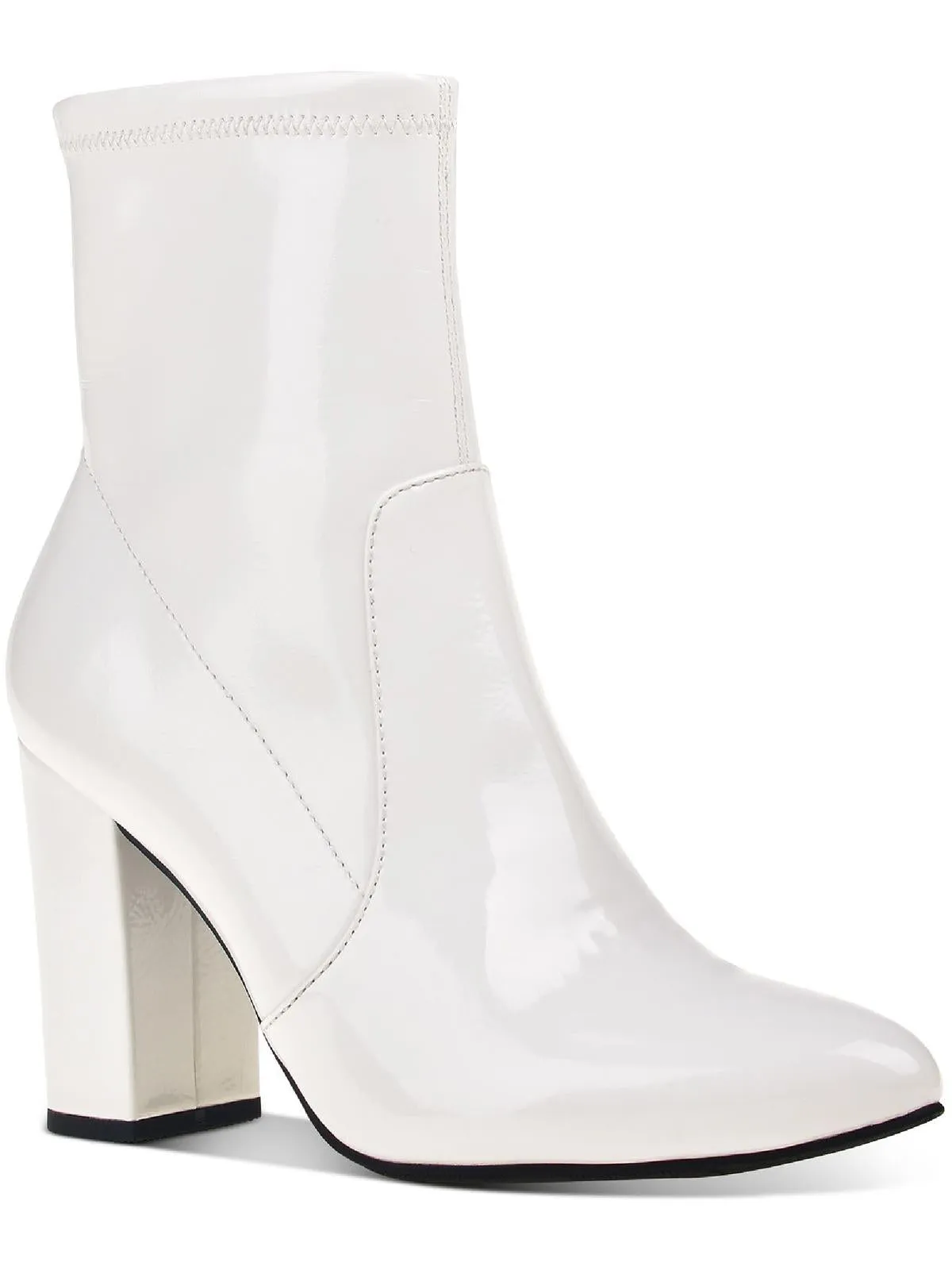 Reformation Becci Womens Patent Zipper Booties
