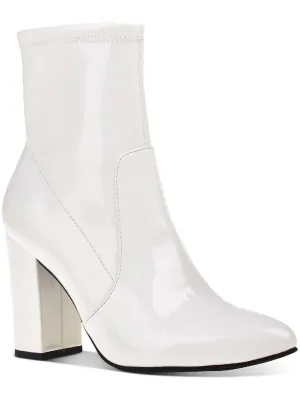 Reformation Becci Womens Patent Zipper Booties
