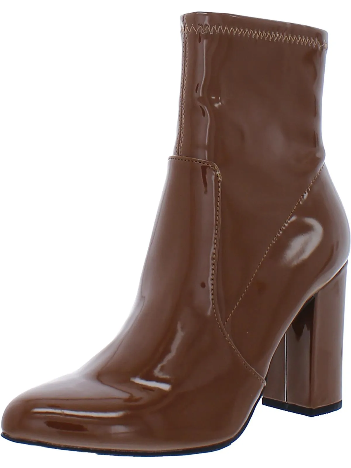 Reformation Becci Womens Patent Zipper Booties