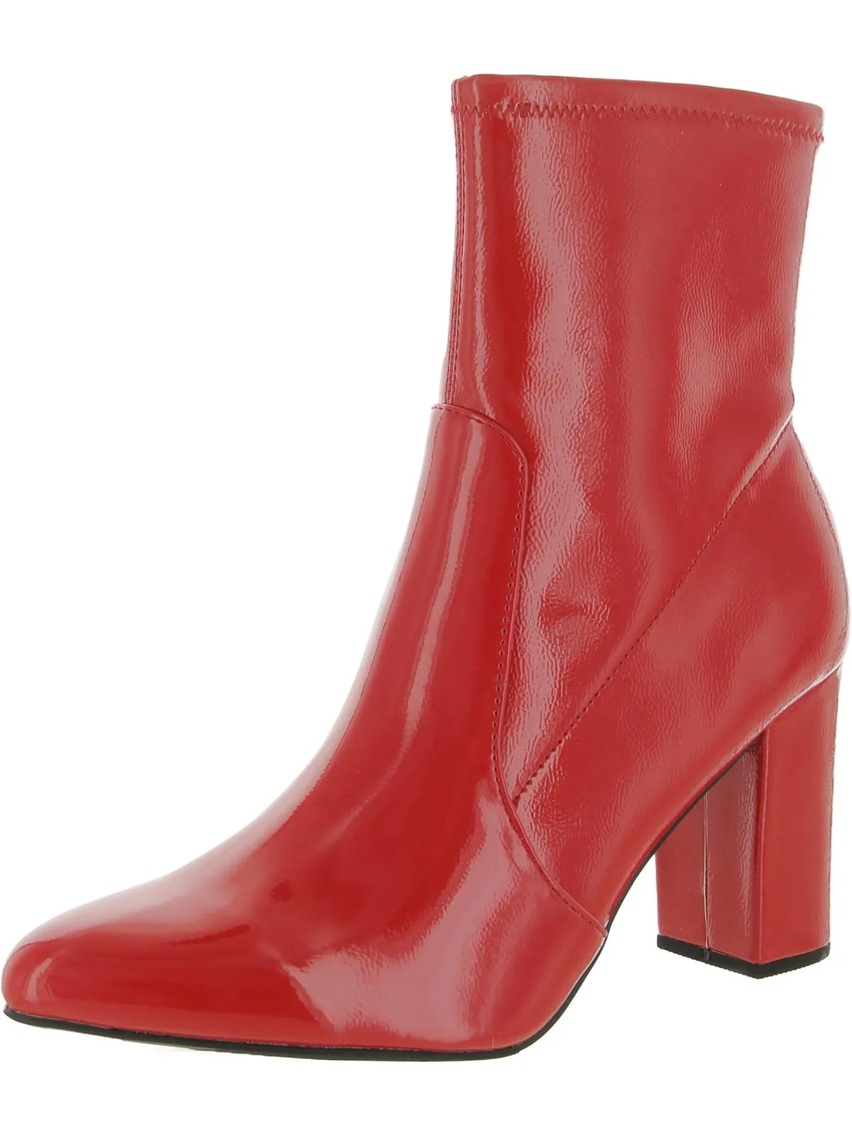 Reformation Becci Womens Patent Zipper Booties