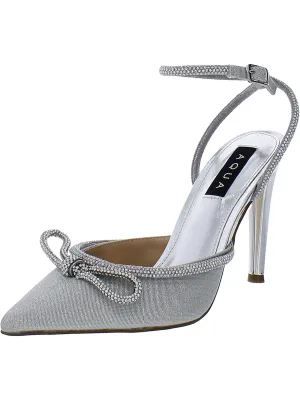 Reformation Charm Womens Suede Embellished Pumps