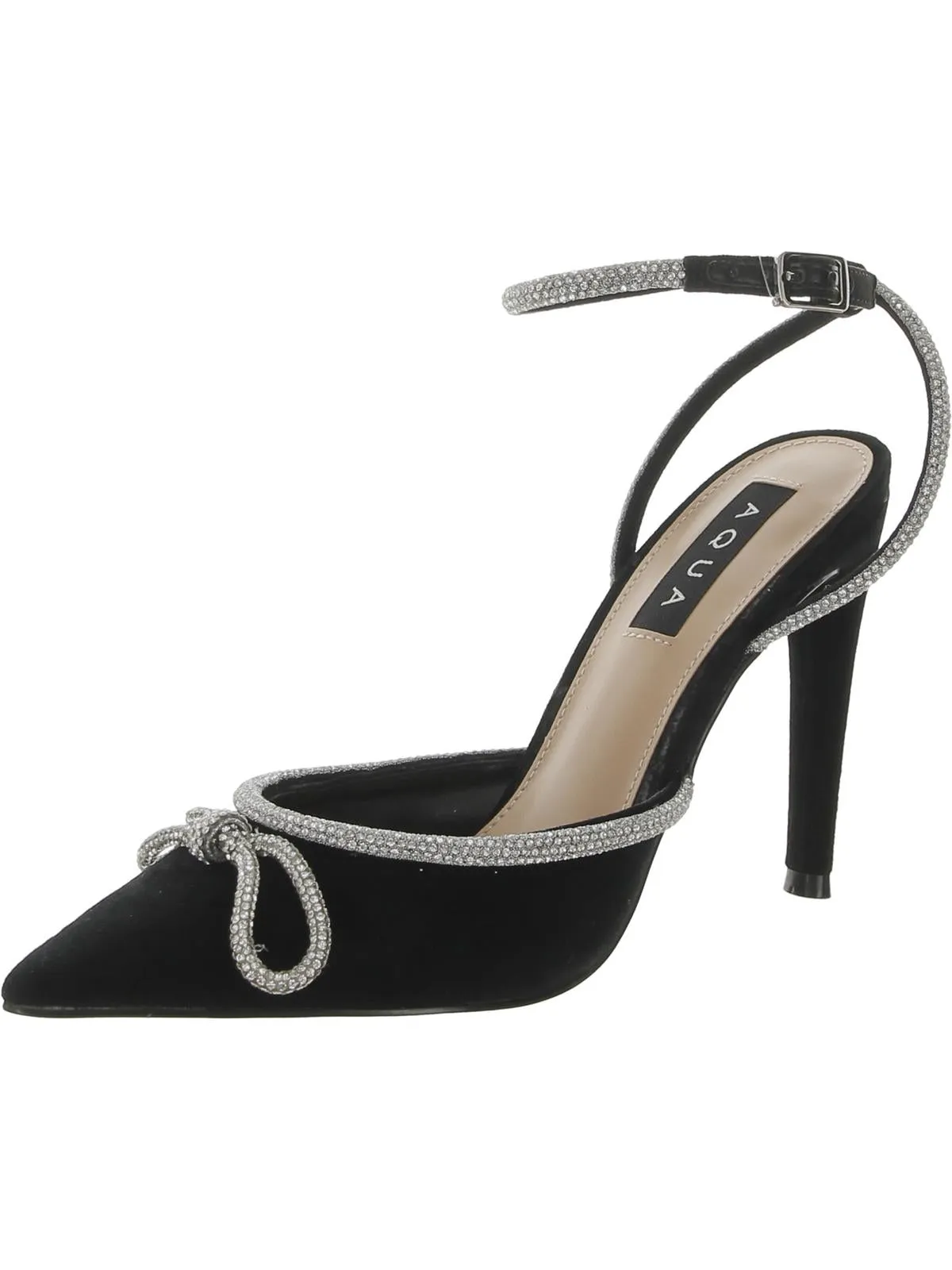 Reformation Charm Womens Suede Embellished Pumps