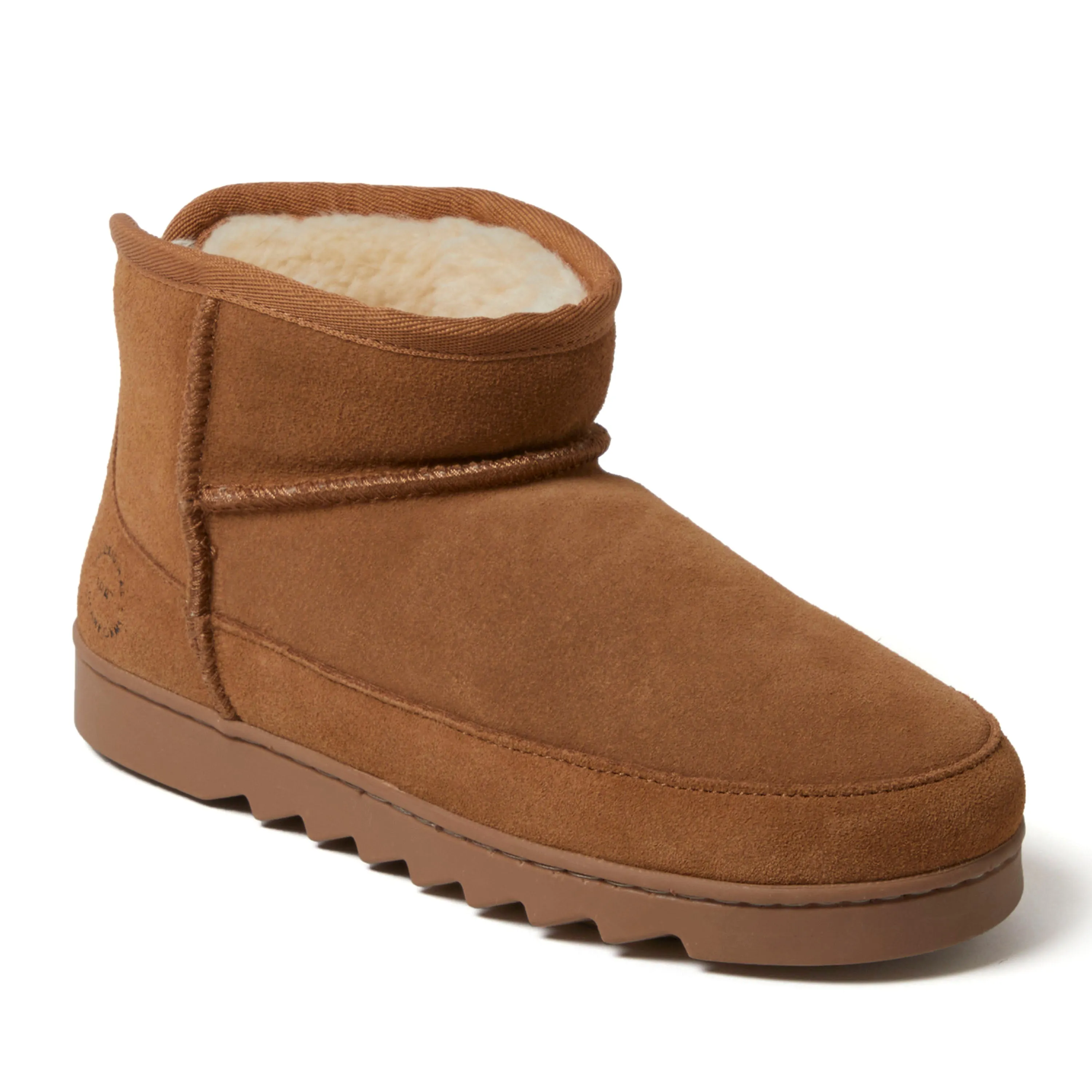 Reformation Dearfoams Women's Gretchen Genuine Suede Mini Bootie