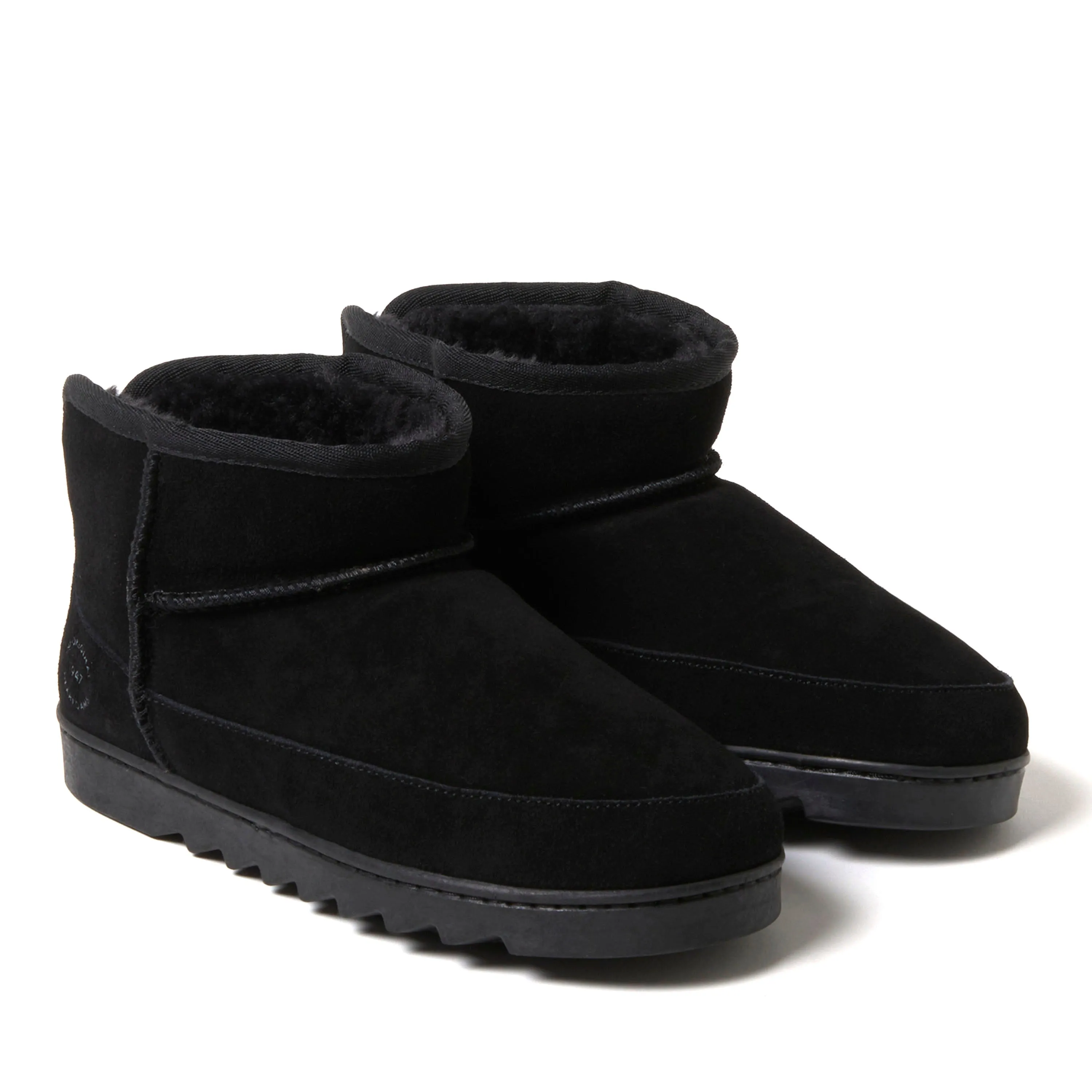 Reformation Dearfoams Women's Gretchen Genuine Suede Mini Bootie