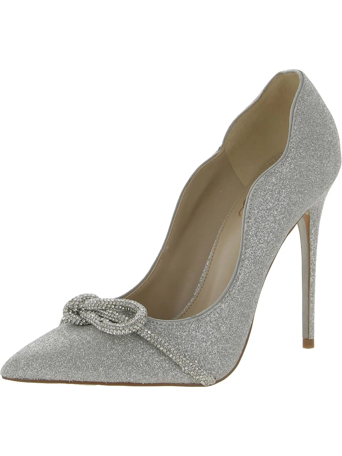 Reformation Deela Womens Scalloped Embellished Pumps