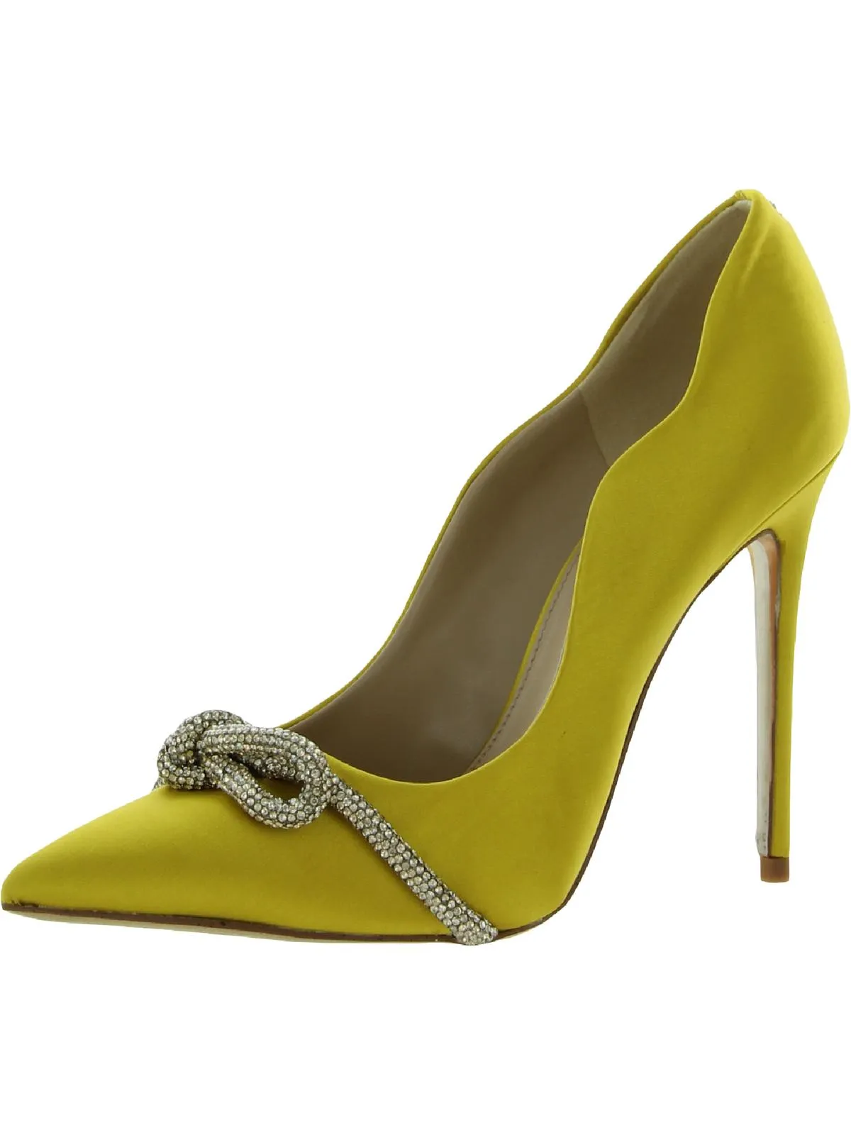 Reformation Deela Womens Scalloped Embellished Pumps