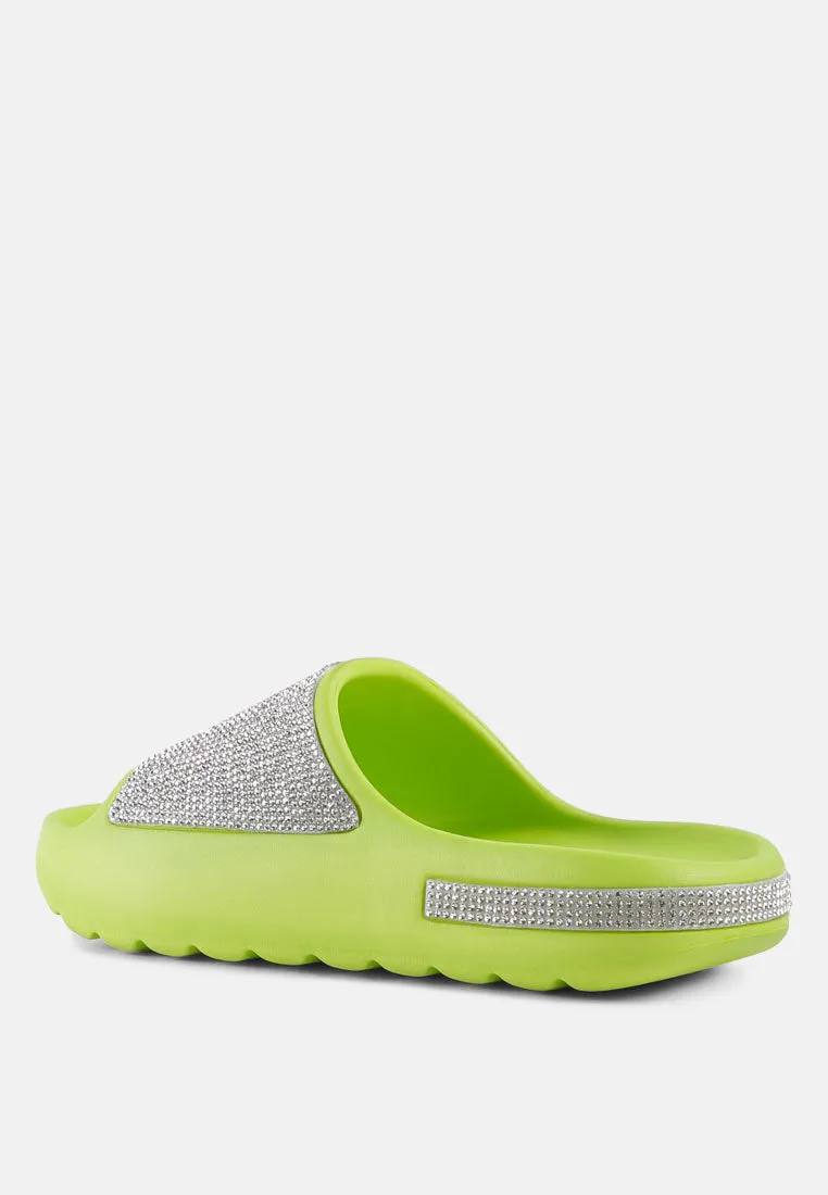 Reformation dumba diamante pool sliders