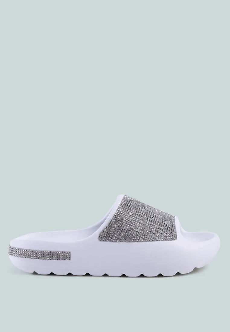 Reformation dumba diamante pool sliders