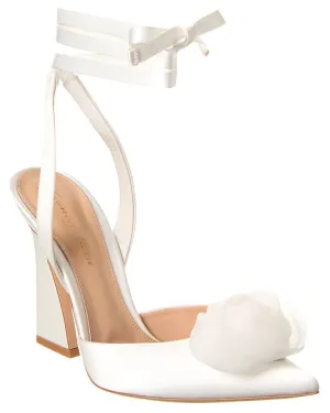 Reformation Gianvito Rossi 105 Satin Slingback Pump