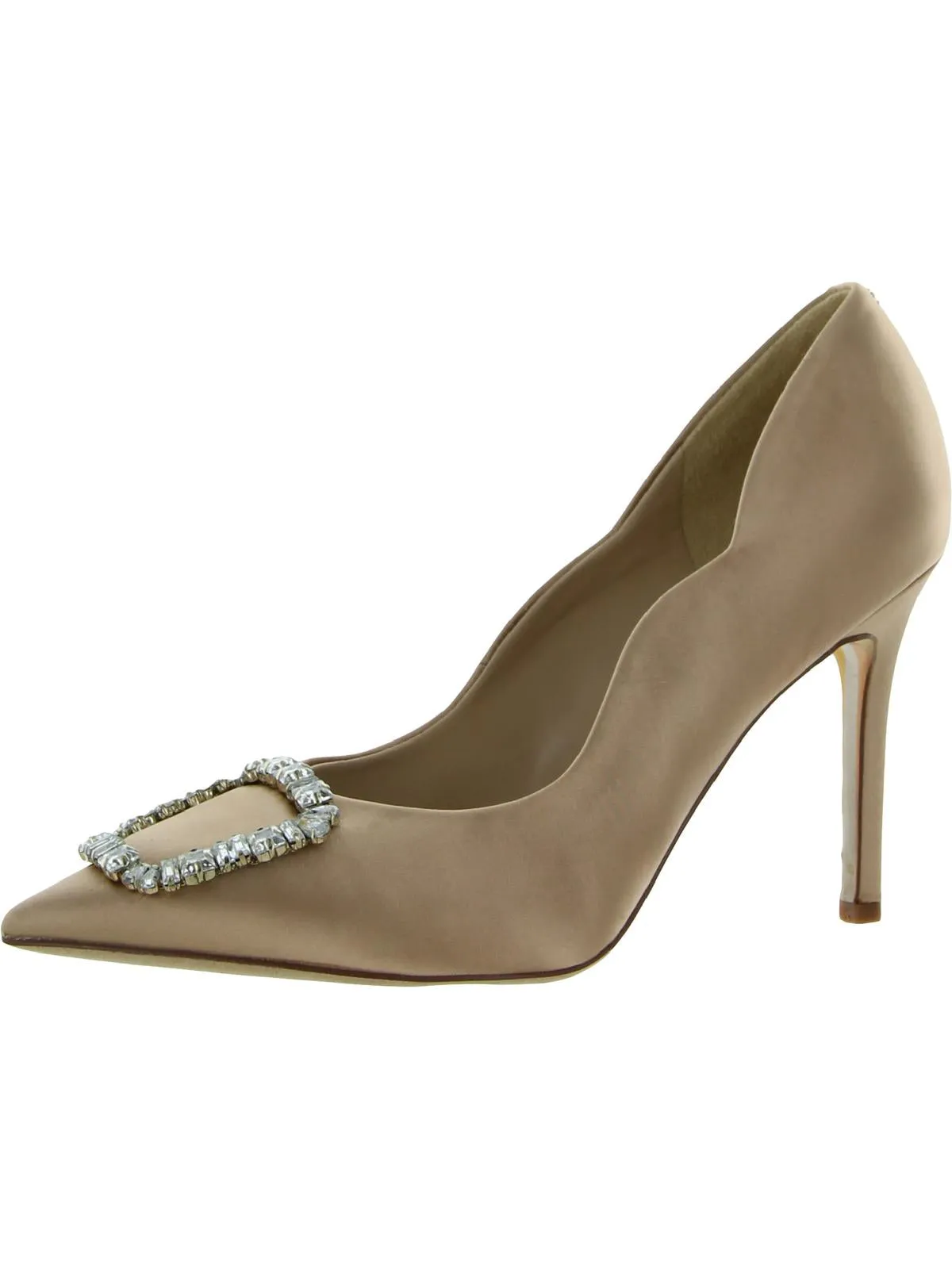 Reformation Harriett Womens Scalloped Embellished Pumps