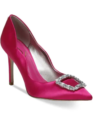 Reformation Harriett Womens Scalloped Embellished Pumps