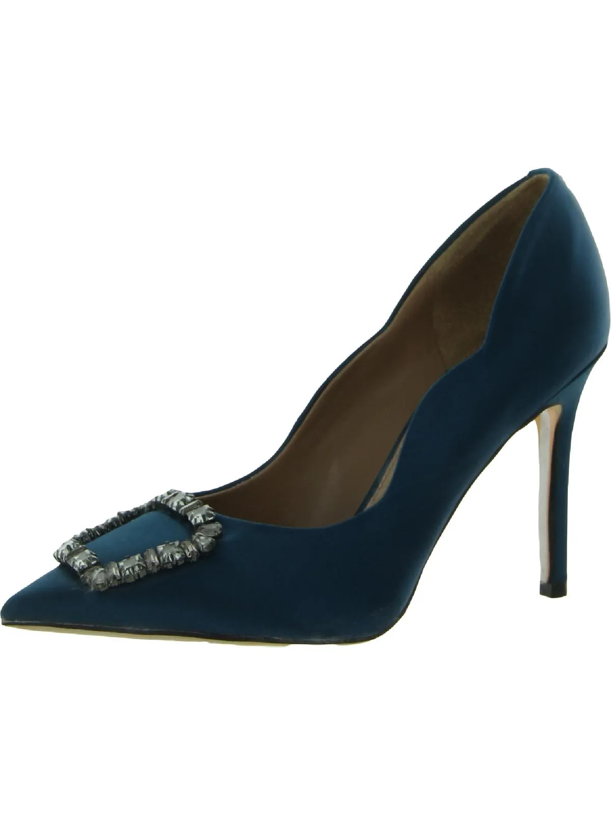 Reformation Harriett Womens Scalloped Embellished Pumps