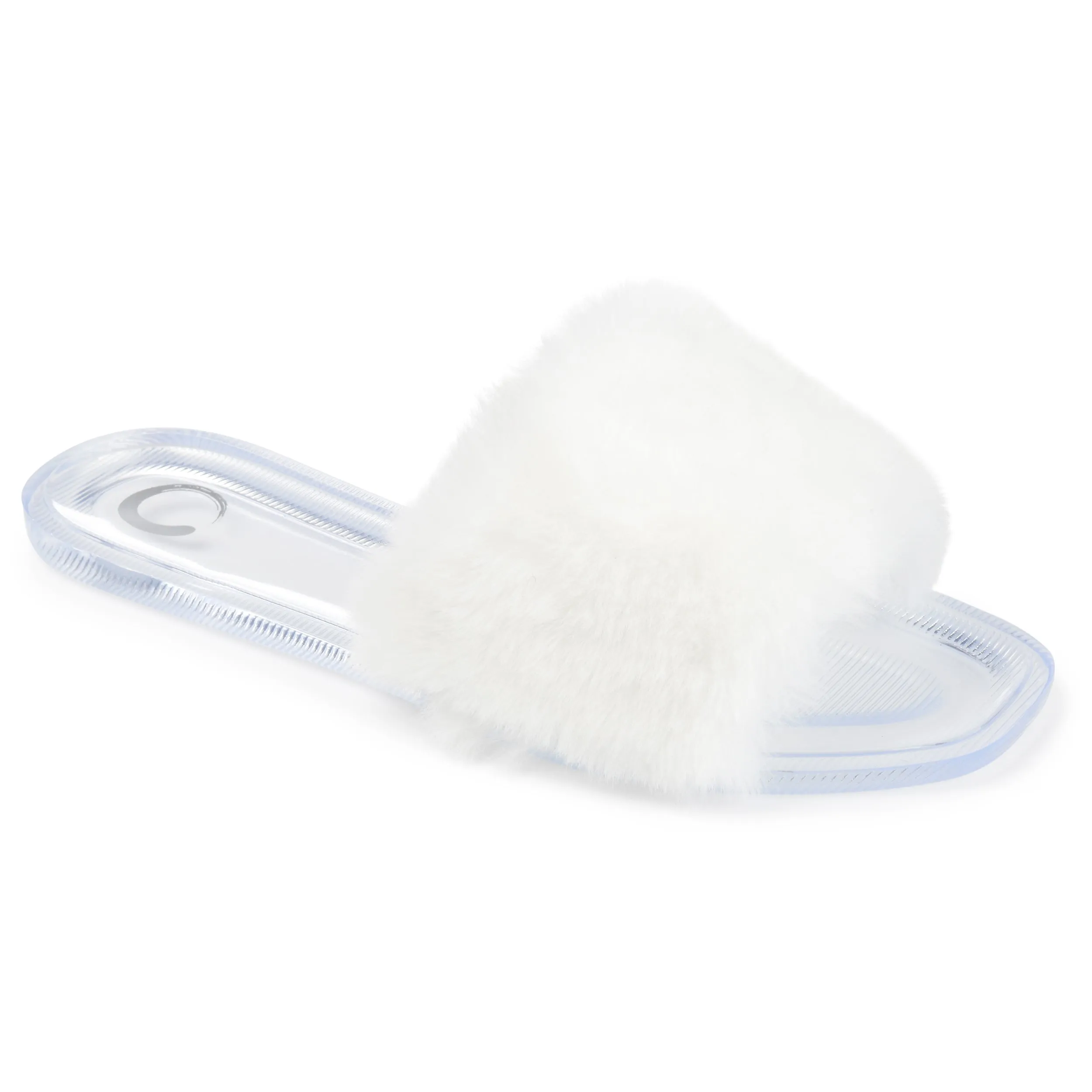 Reformation Journee Collection Women's Faux Fur Dusk Slide