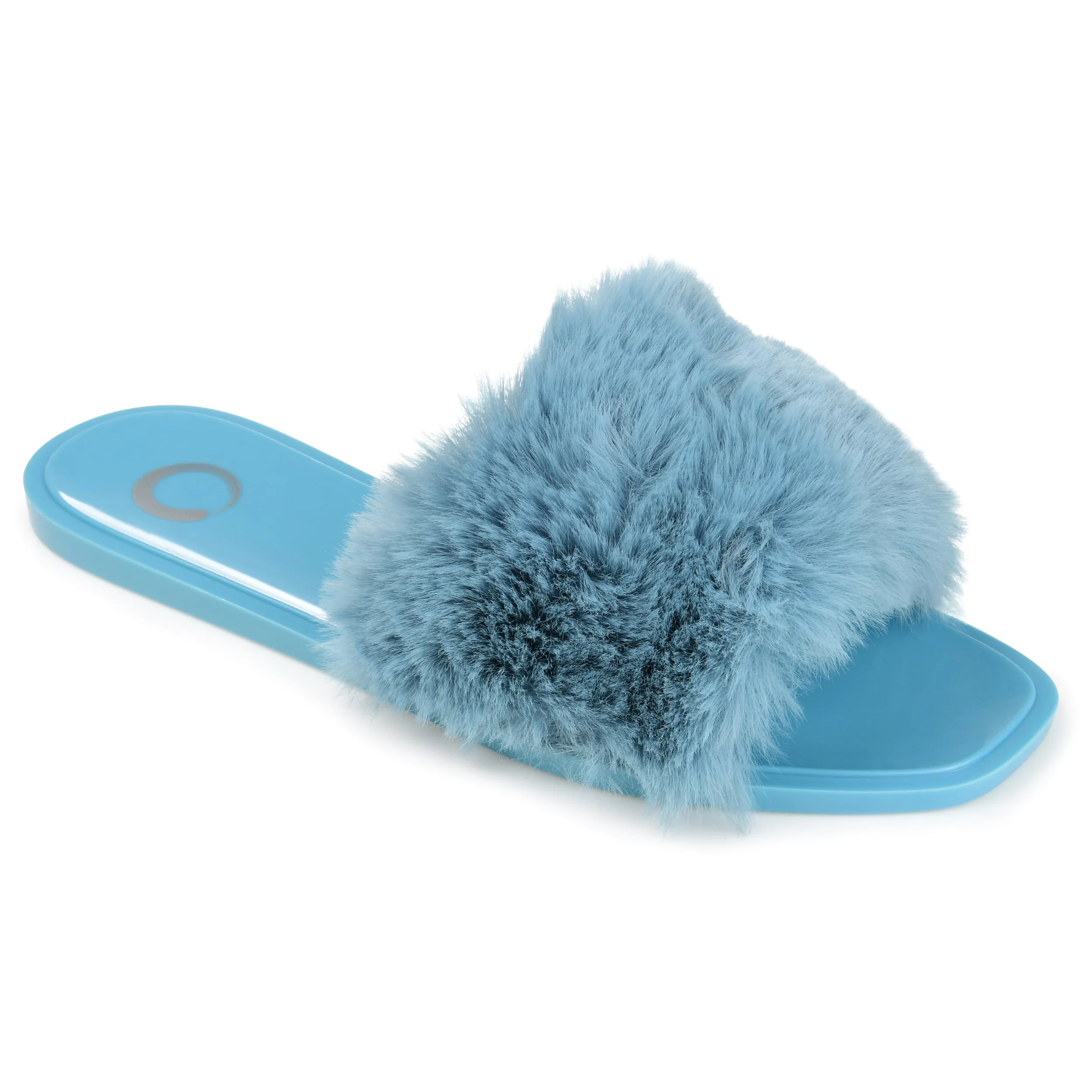 Reformation Journee Collection Women's Faux Fur Dusk Slide