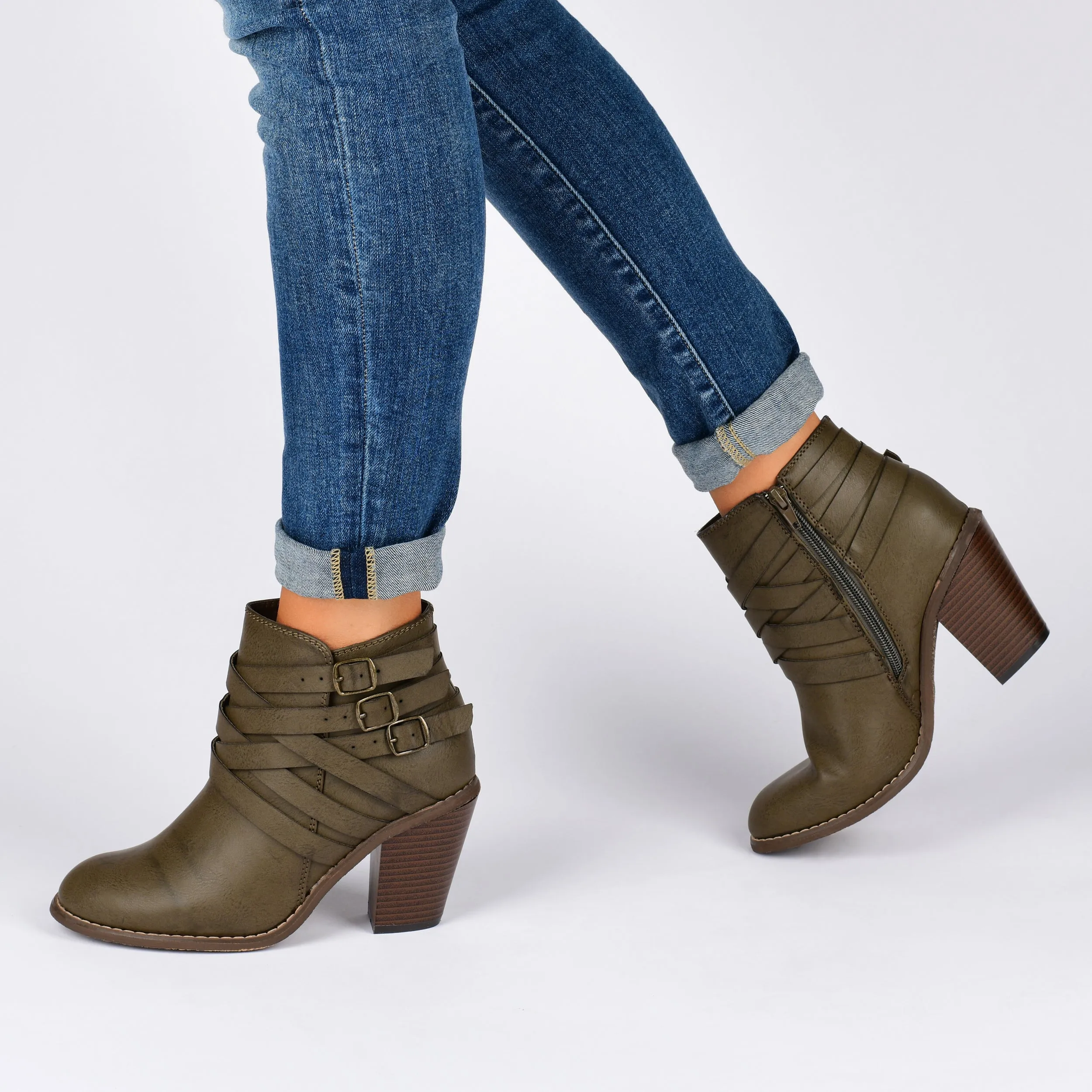 Reformation Journee Collection Women's Wide Width Strap Bootie