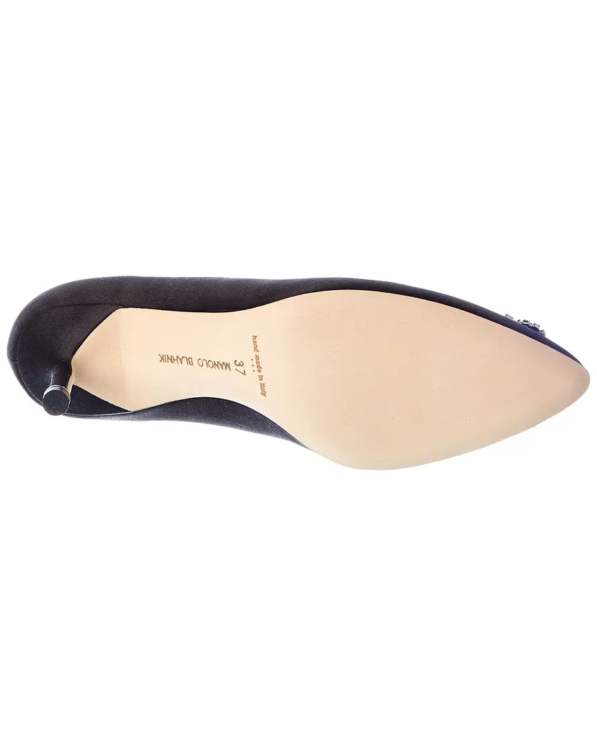 Reformation Manolo Blahnik Hangisi 70 Satin Pump