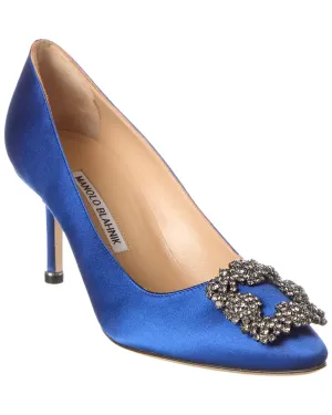 Reformation Manolo Blahnik Hangisi 70 Satin Pump