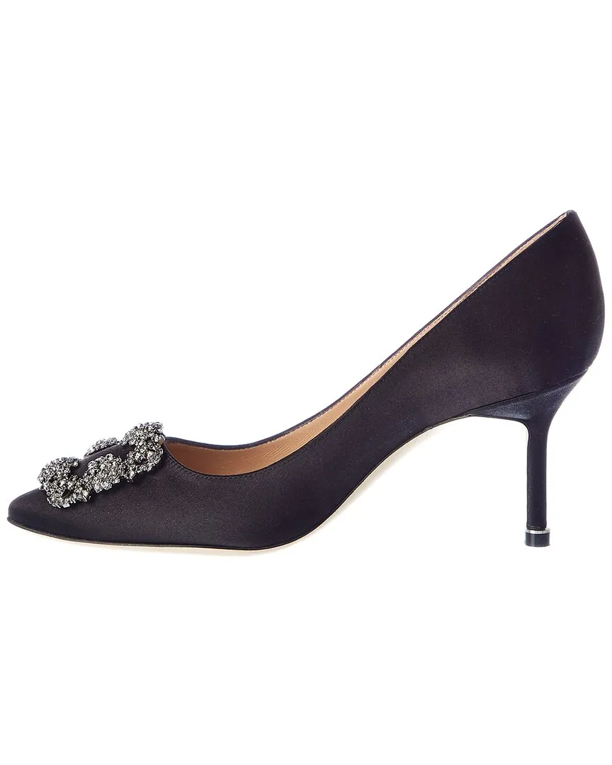 Reformation Manolo Blahnik Hangisi 70 Satin Pump