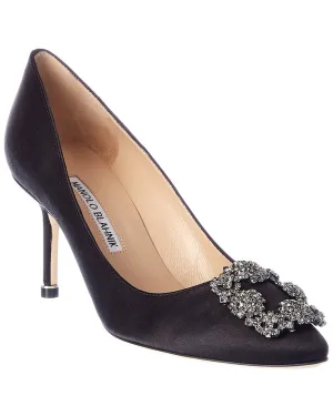 Reformation Manolo Blahnik Hangisi 70 Satin Pump