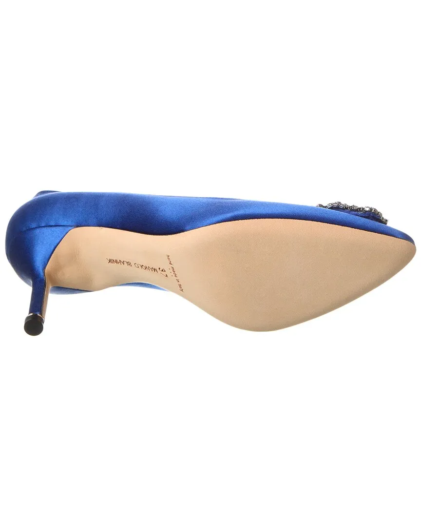 Reformation Manolo Blahnik Hangisi 70 Satin Pump