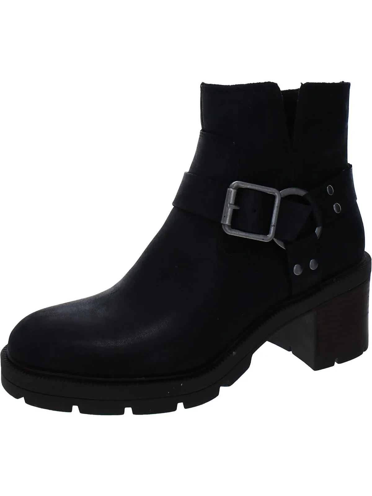 Reformation Slyvin  Womens Leather Zipper Booties