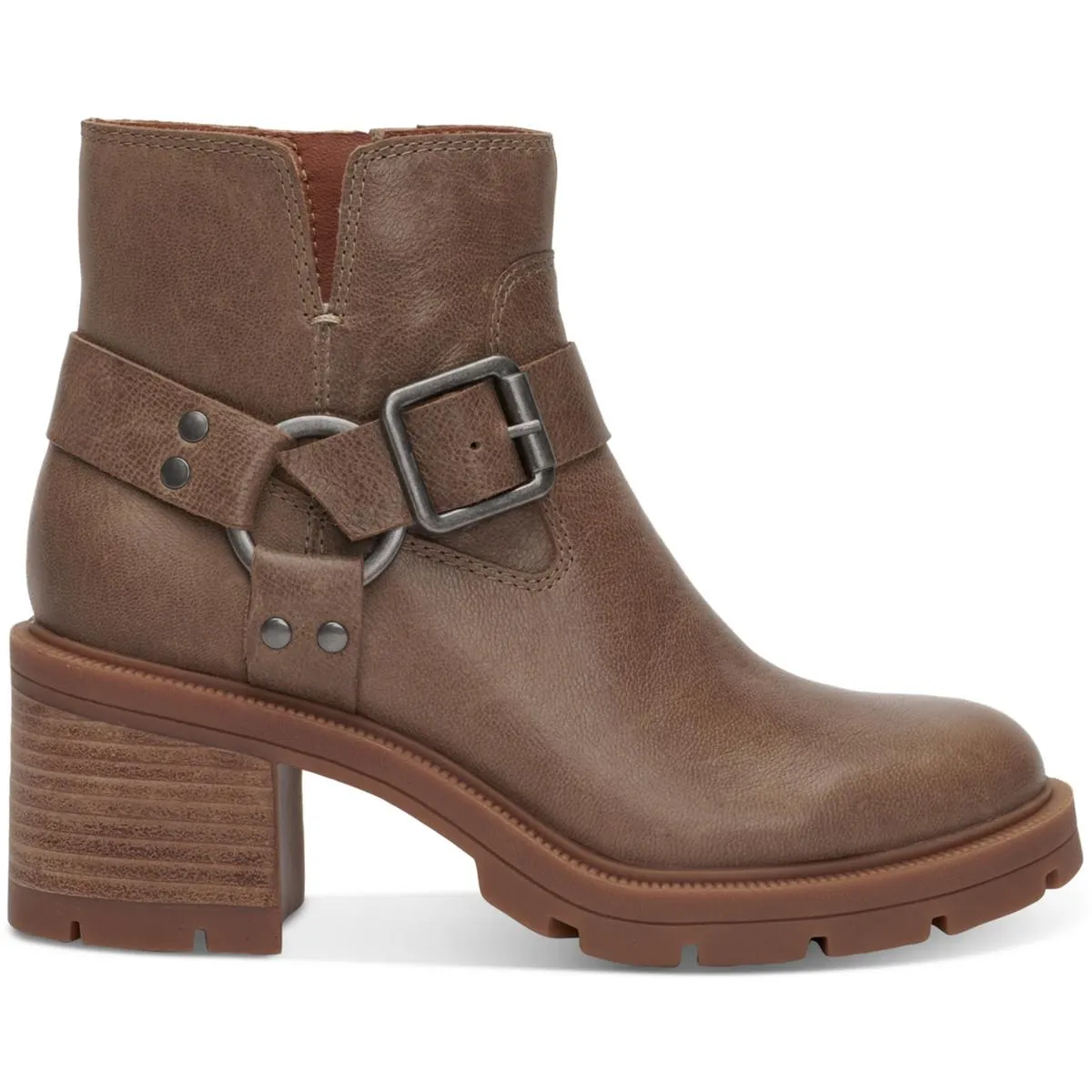Reformation Slyvin  Womens Leather Zipper Booties