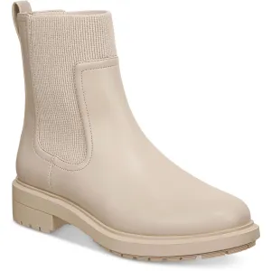 Reformation Tackomal Womens Faux Leather Pull On Booties