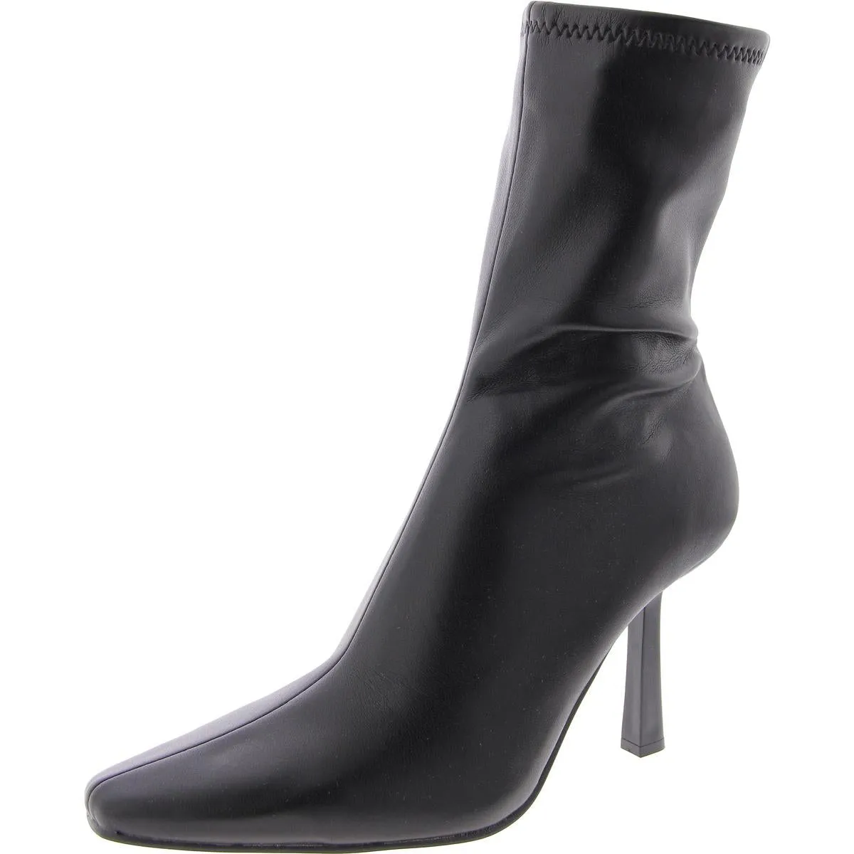 Reformation Vakay Womens Stretch Zipper Mid-Calf Boots