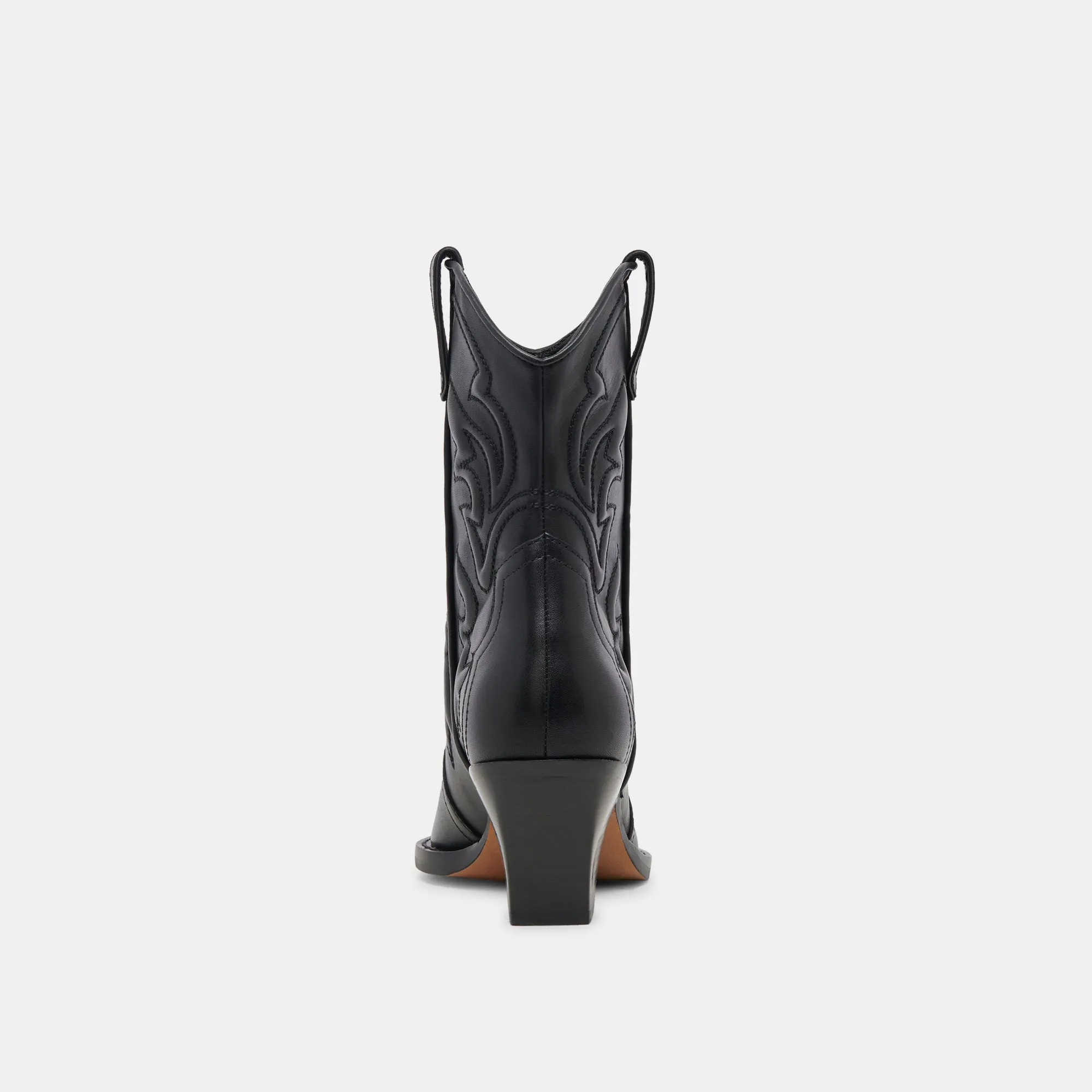 RIMONA BOOTIES BLACK LEATHER Dolce Vita