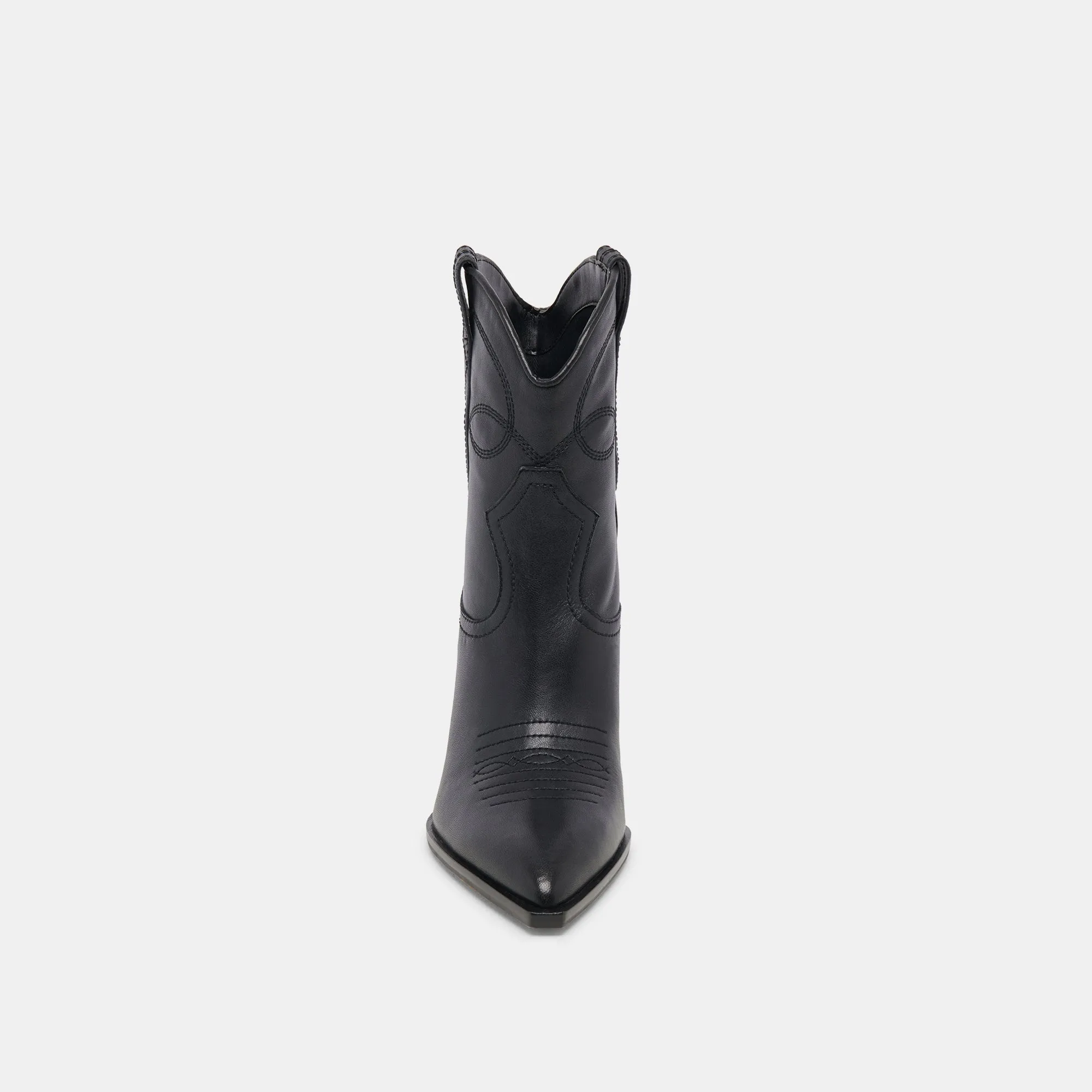 RIMONA BOOTIES BLACK LEATHER Dolce Vita