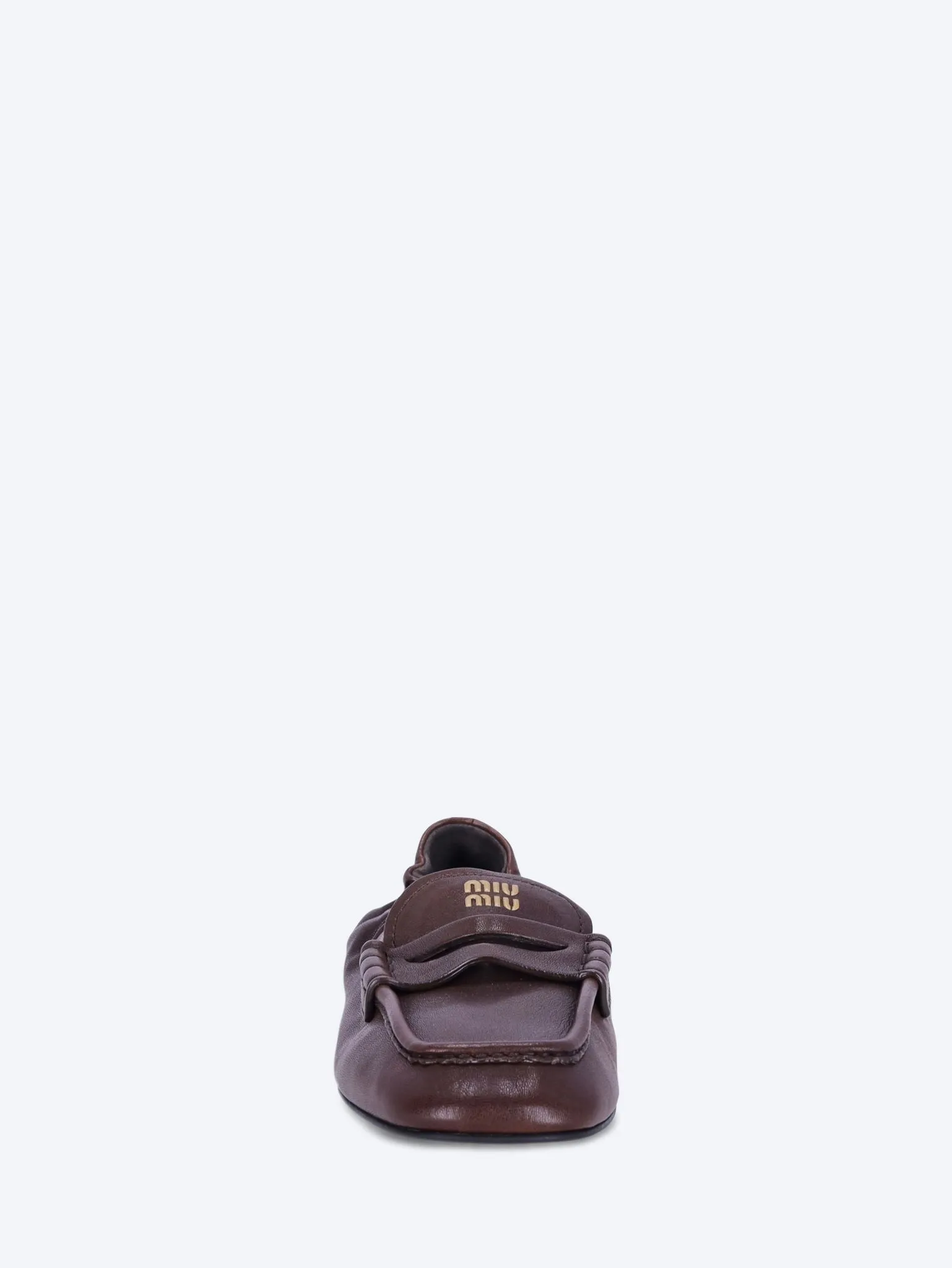 Ruches Nappa leather loafers