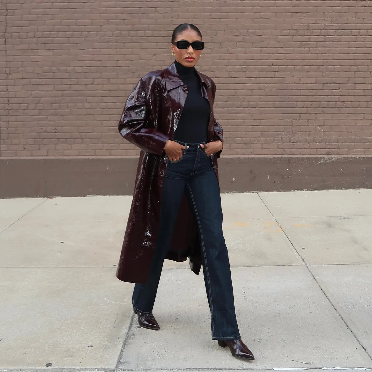 SHADIE H2O BOOTIES MULBERRY CRINKLE PATENT Dolce Vita