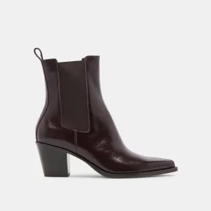 SHADIE H2O BOOTIES MULBERRY CRINKLE PATENT Dolce Vita