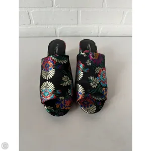Shoes Heels Block By Christian Siriano For Payless In Black & Gold, Size: 7.5
