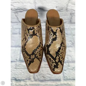 Shoes Heels Block By Clothes Mentor In Snakeskin Print, Size: 7.5