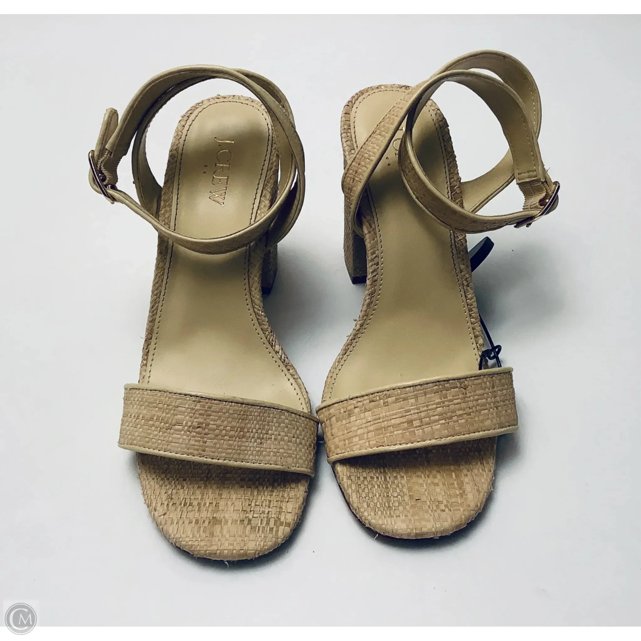 Shoes Heels Block By J. Crew In Brown, Size: 8.5