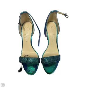 Shoes Heels Block By Jessica Simpson In Aqua, Size: 9