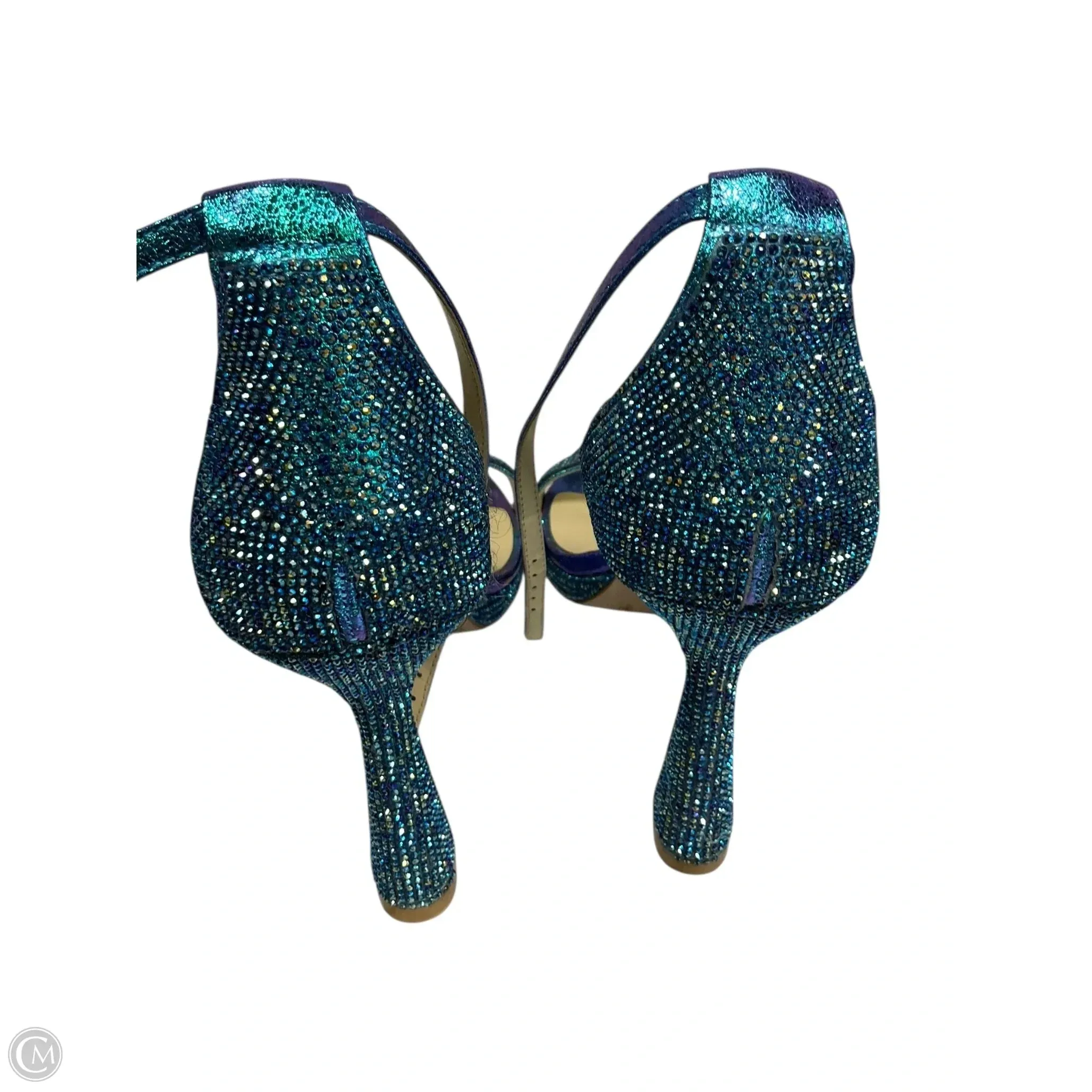 Shoes Heels Block By Jessica Simpson In Aqua, Size: 9