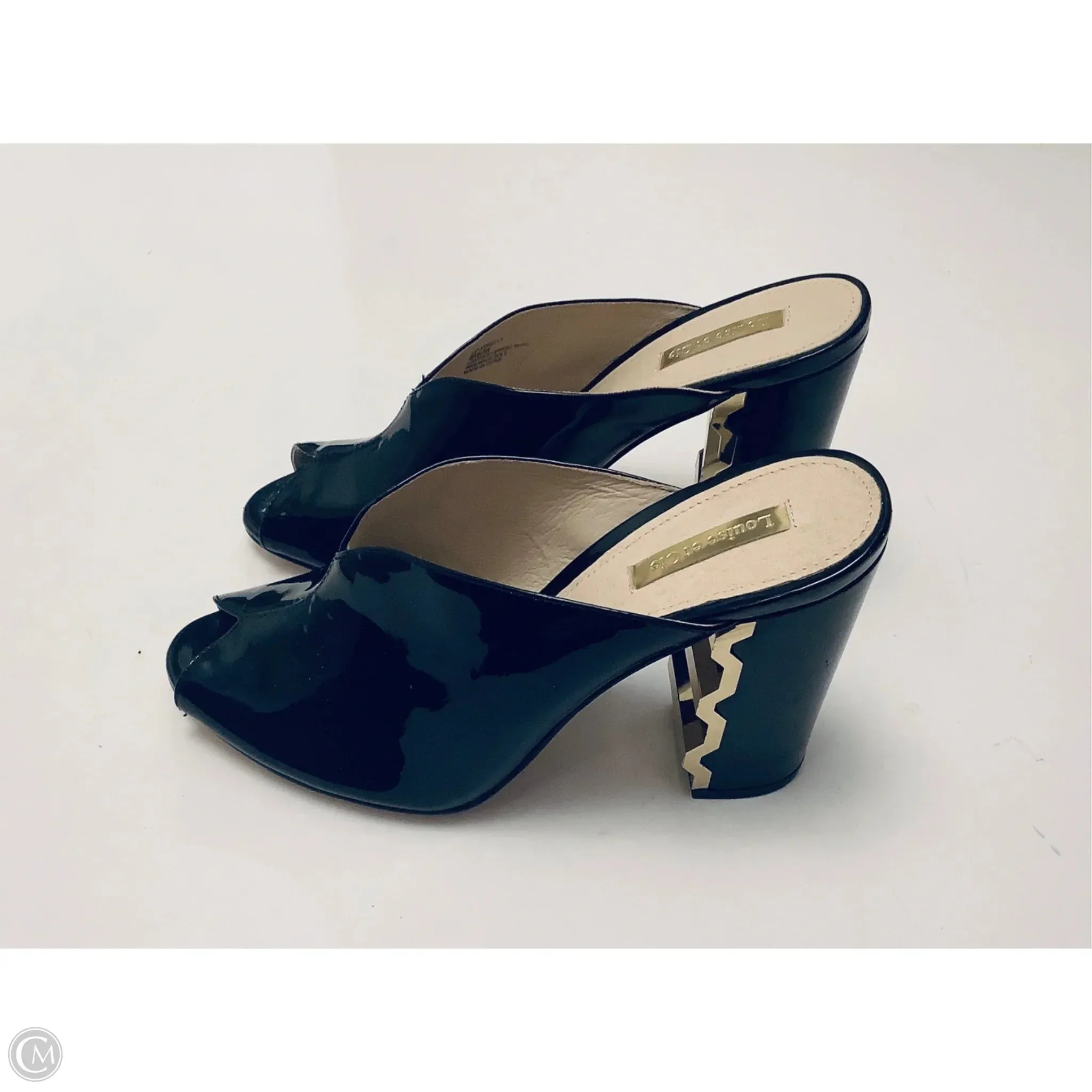 Shoes Heels Block By Louise Et Cie In Black, Size: 8