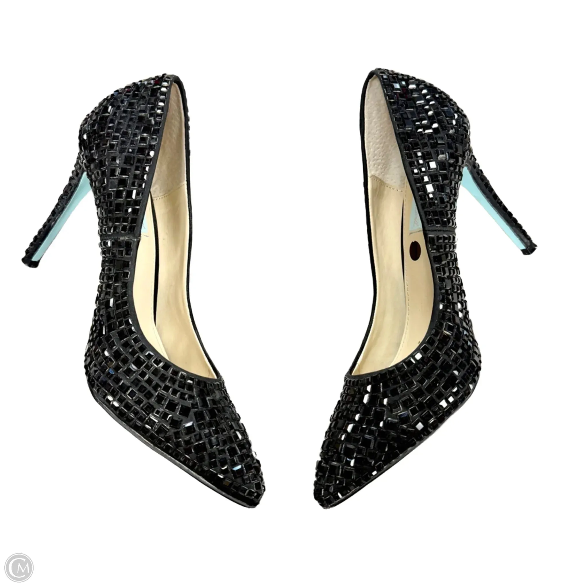 Shoes Heels Stiletto By Betsey Johnson In Black, Size: 8.5