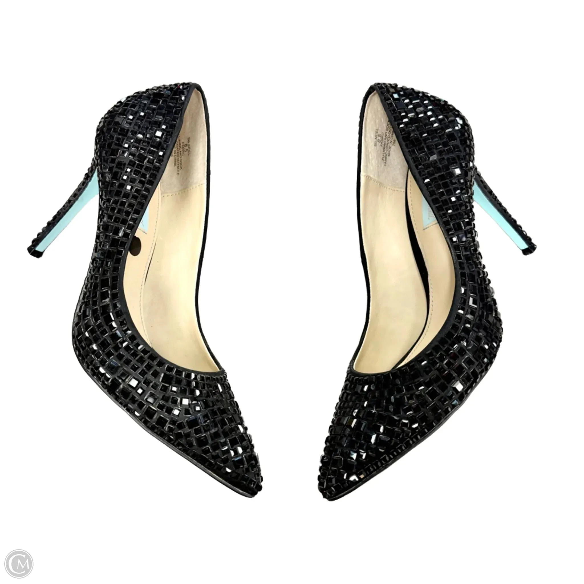 Shoes Heels Stiletto By Betsey Johnson In Black, Size: 8.5