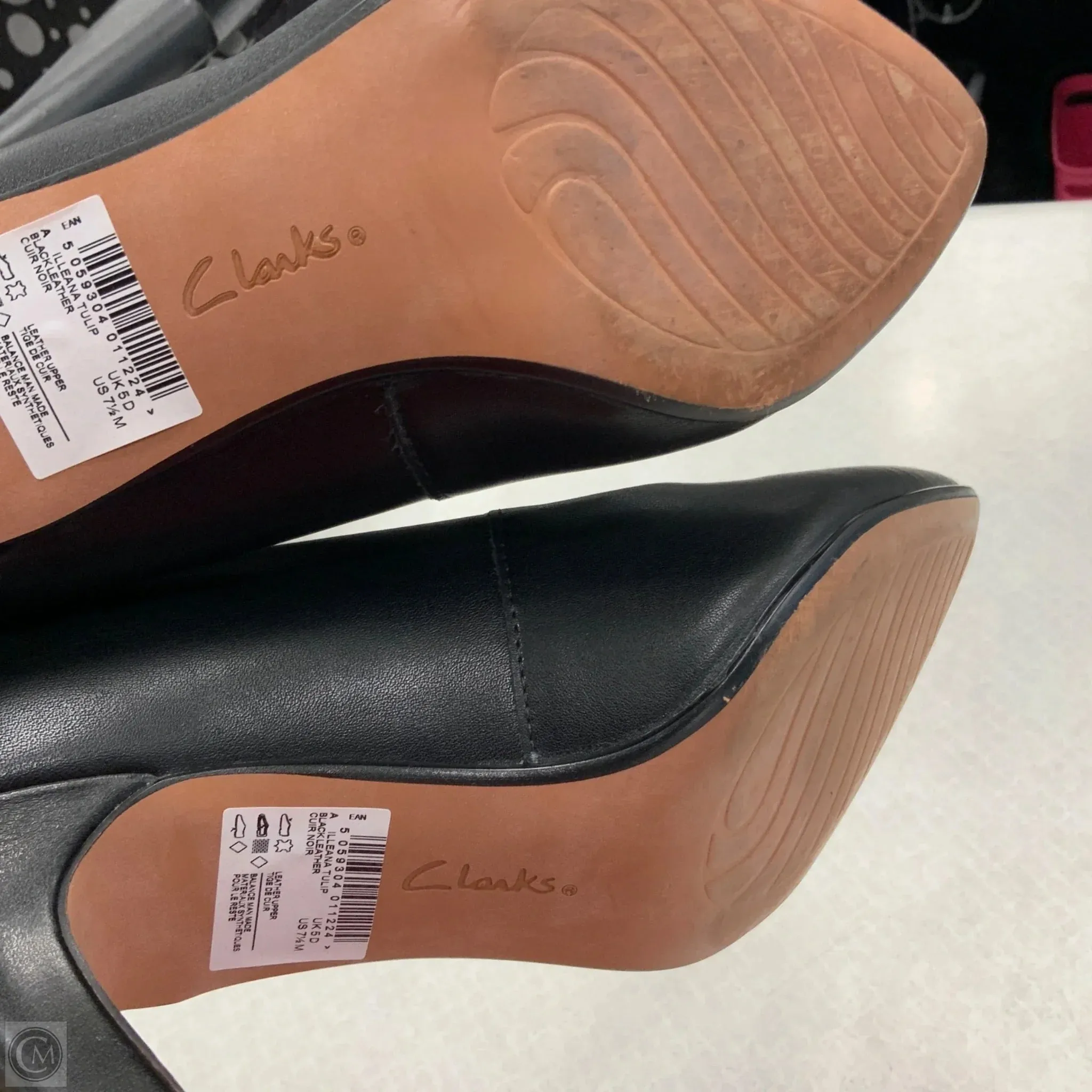 Shoes Heels Stiletto By Clarks In Black, Size: 7.5
