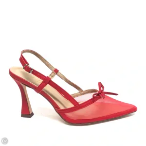 Shoes Heels Stiletto By Cmc In Red, Size: 9