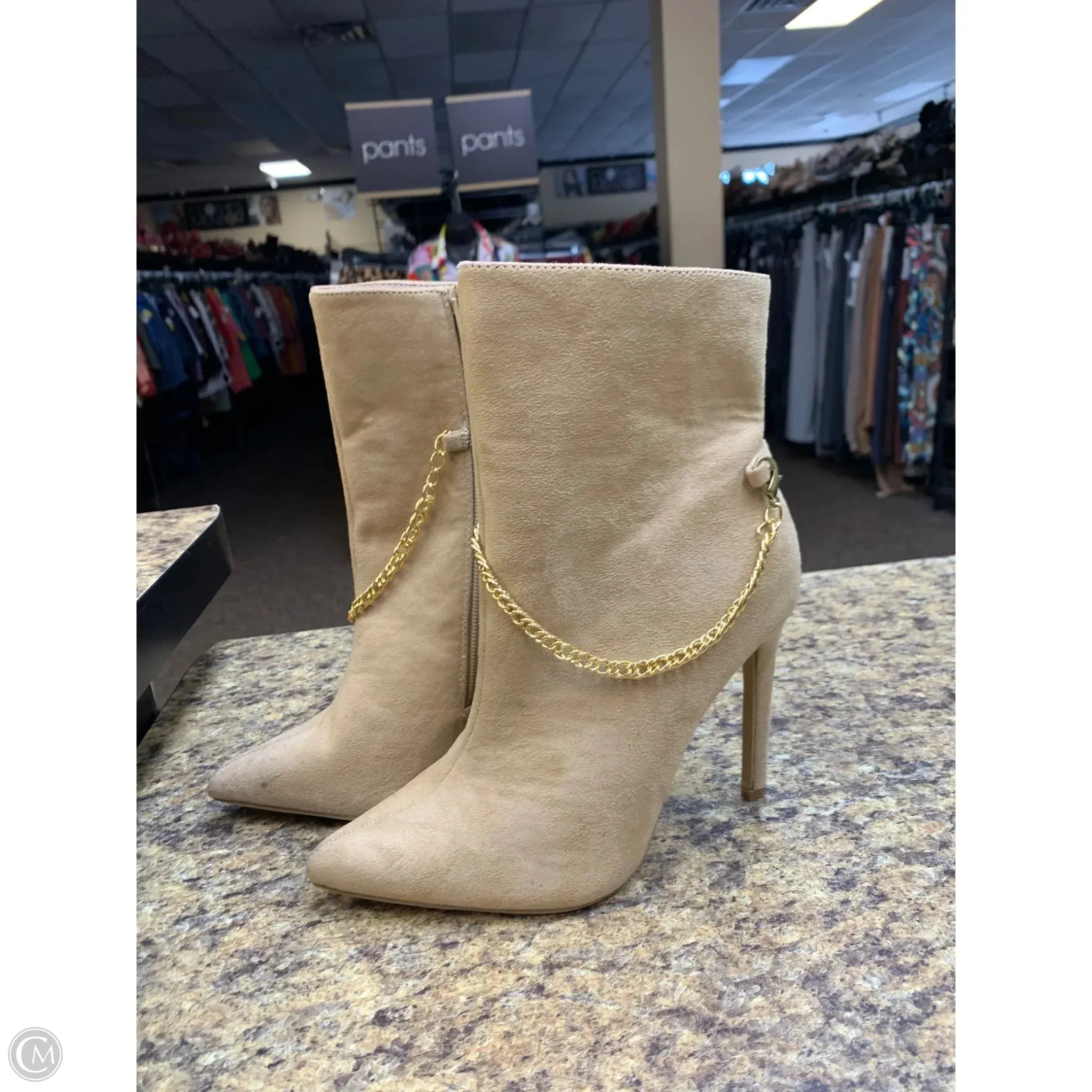 Shoes Heels Stiletto By Shein In Beige, Size: 6