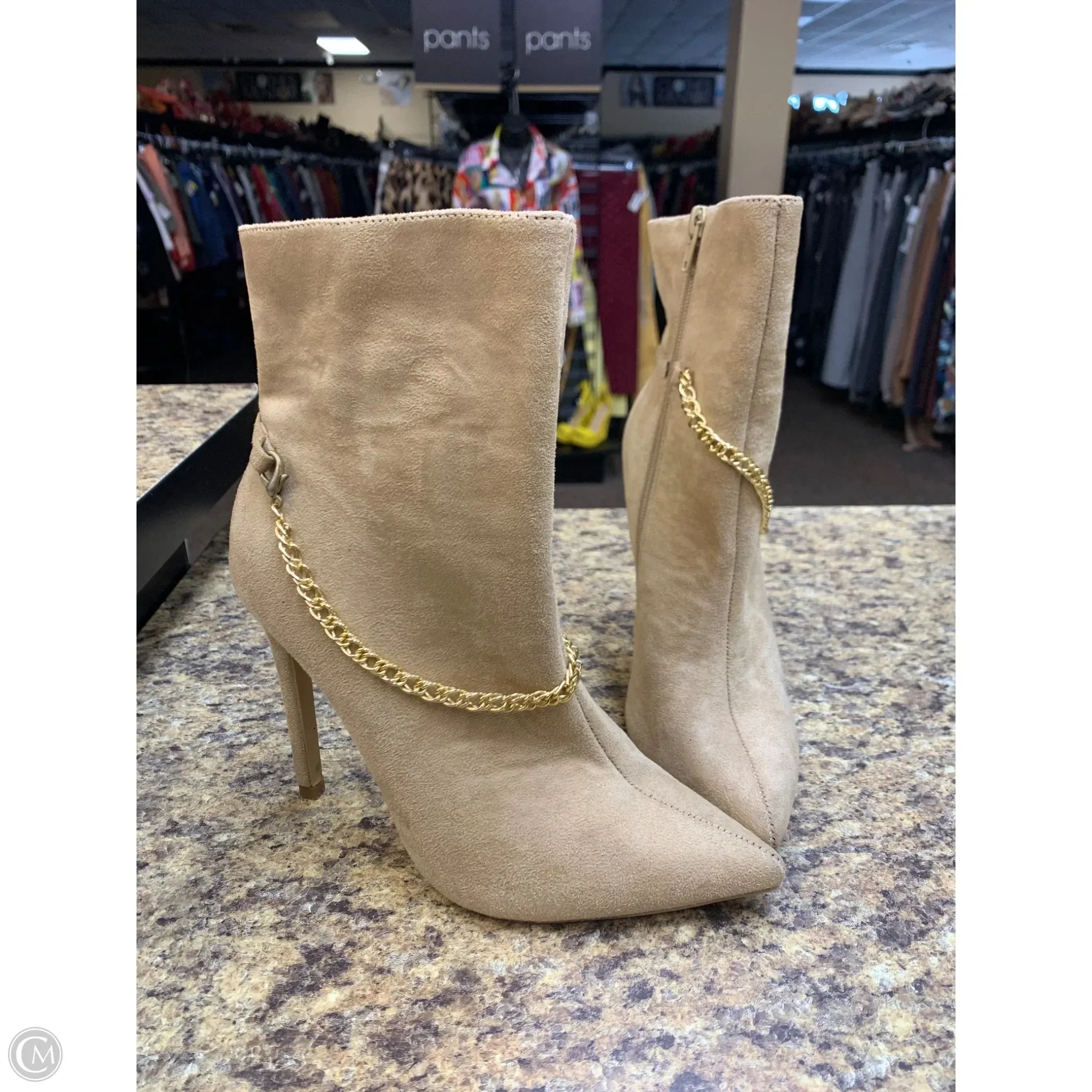 Shoes Heels Stiletto By Shein In Beige, Size: 6