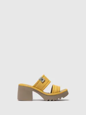 Slip-on Mules MAVA432FLY YELLOW