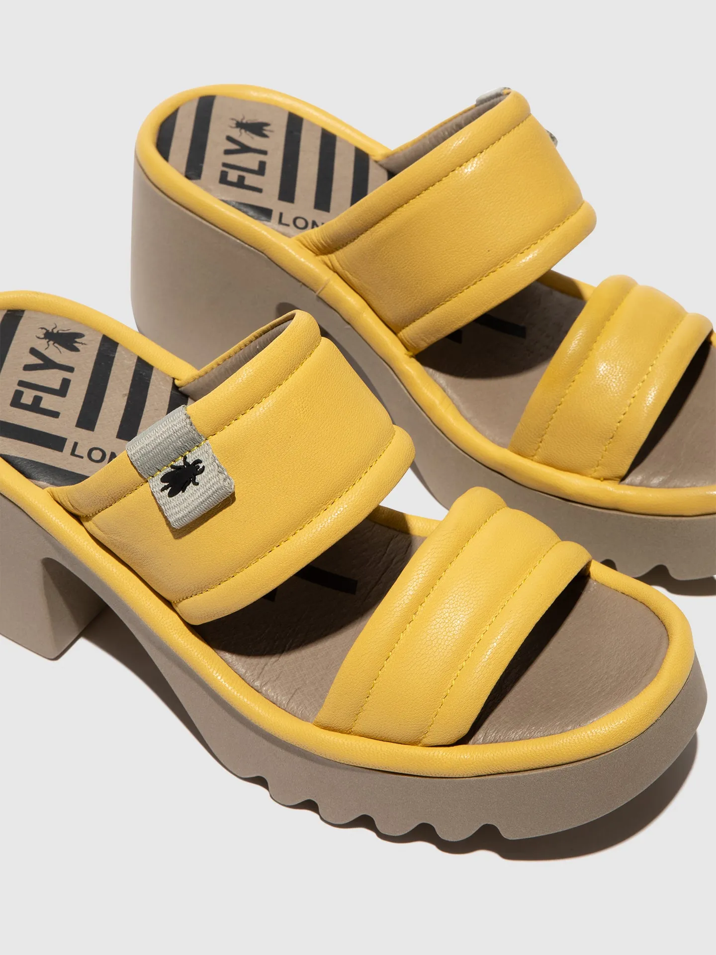 Slip-on Mules MAVA432FLY YELLOW