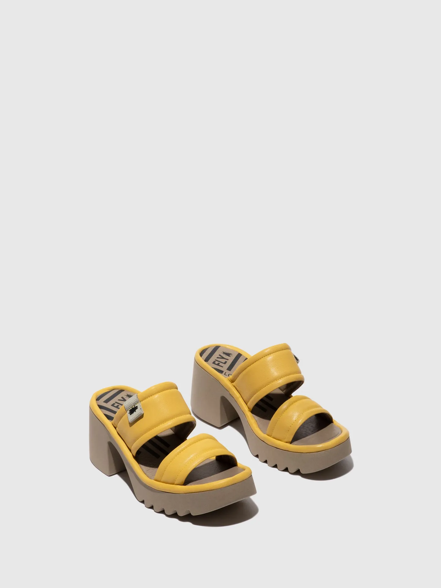 Slip-on Mules MAVA432FLY YELLOW