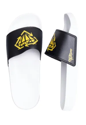 Stick To Your Guns - Diamond White/Black - Slides
